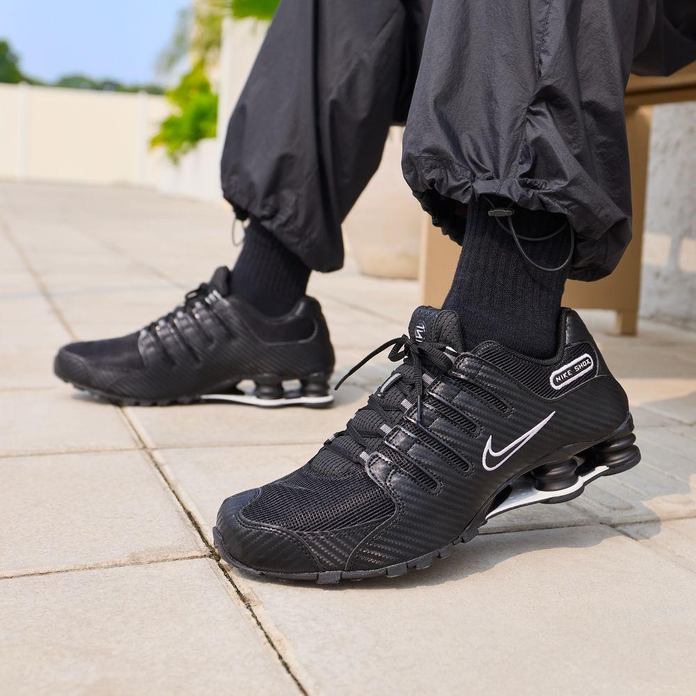 Nike Shox NZ Серия Беговая Обувь Унисекс Черный 38.5