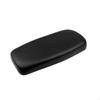 Passenger Seat Cushion with Mounting Base Faux Leather Bike Rear Hook and Loop