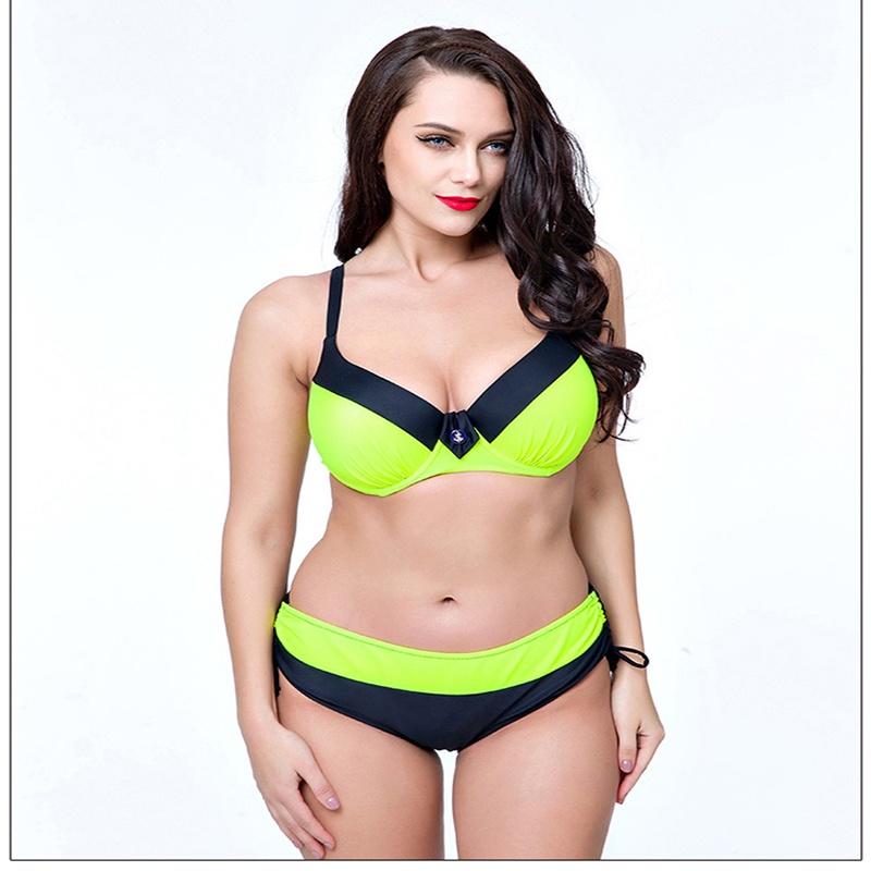 Premium Quality Fashion Women Sexy Bikini Solid Color Two Piece Split Swimsuit For Beach Fun