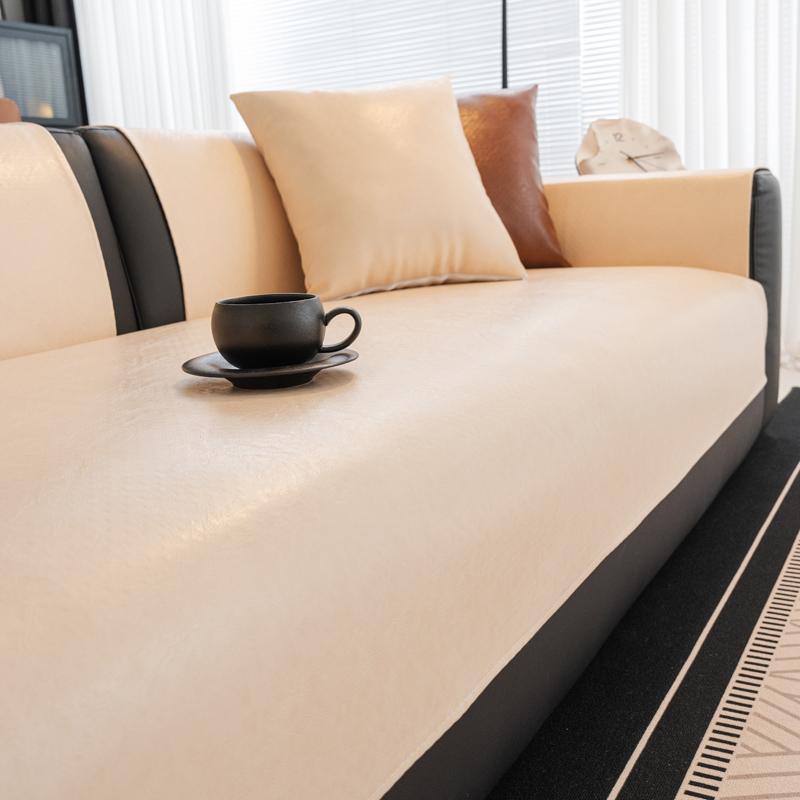 

Waterproof Simple Sofa Covers Household Washable Chair Slipcover Non-Slip Pet Kid Mats Multiple Sizes Home Living Room Decor 70x70cm белый