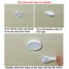 12V LED Interior RV Lamp Spot Lights Boat Camper Reading Lights Trailer Van Caravan Motorhome Lighting LED Lights Dome Lights 6