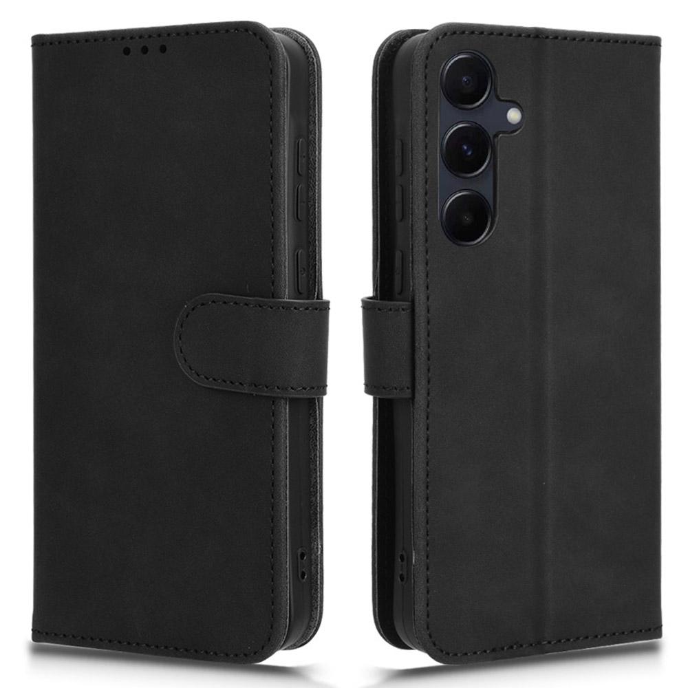 

Чехол-кошелек для Samsung Galaxy A55 5G из искусственной кожи, откидная крышка-подставка для телефона Black