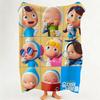 Comic Y Yumi's C Cells Throw Flannel Throw Blanket Suitable for Sofa Living Room Bedroom