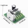 DC Motor Speed Controller 6-90V 15A | PWM Control 13KHz | For Fans, Pumps, Industrial Motors | Compact & Durable, 64x59 Mm – 77g