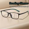 Multifocal Presbyopia Glasses TR90 Ultra Light HD Blue Light Blocking Eyewear +1.0 To +4.0 For Business Outdoor Sports