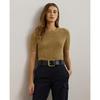 Lauren Ralph Lauren Metalický žebrovaný svetr s krátkým rukávem Wmlrswesn820138710