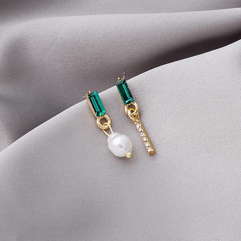 BLINGBAY 2023 Damen Ohrringe Retro Grün Kristall Stein Tropfenform Accessoires Modeschmuck Accessoires Ohrringe Moderner Schmuck Geschenke