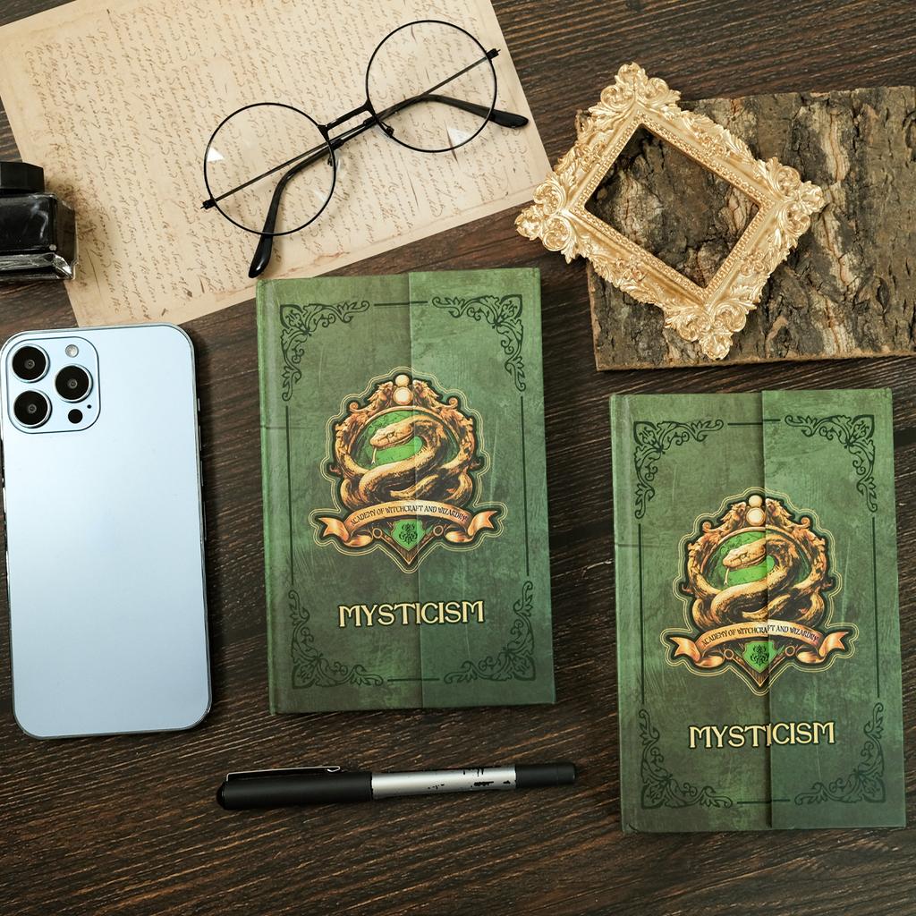 Mistikizm Mistikizm Serisi Defter Yeşil Retro Sert Kabuk Sert Kapak Muhasebe Defteri Kendin Yap El Kitabı Malzemesi