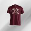 Bike Forever - Drifit Shirt Men's Activewear T-Shirt Cycling Biking MTB RB Mountain Road Gravel Eco Dry Fit