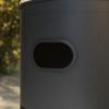 11 KW Freestanding Gas Patio Heater, Adjustable Outdoor Garden Propane Heater with Tip-Over Switch, Wheels, Pulse Ignition