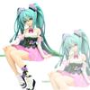 Hatsune Miku 21cm Anime Figure Kawaii Thumbelina Vocaloid Wonderland PVC Action Figure Collection Model Doll Ornaments Toys Gift