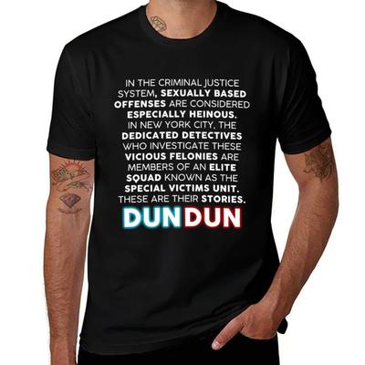 Law And Order Svu Koszulka koszulki designerskie koszulki dla mężczyzny paczka biała Koszulka