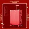 Festive Red Bridal Travel Suitcase