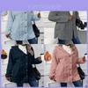 Gemütlicher Damen-Kapuzen-Fleece-Cardigan mit 3D-Muster für legere Winterkleidung