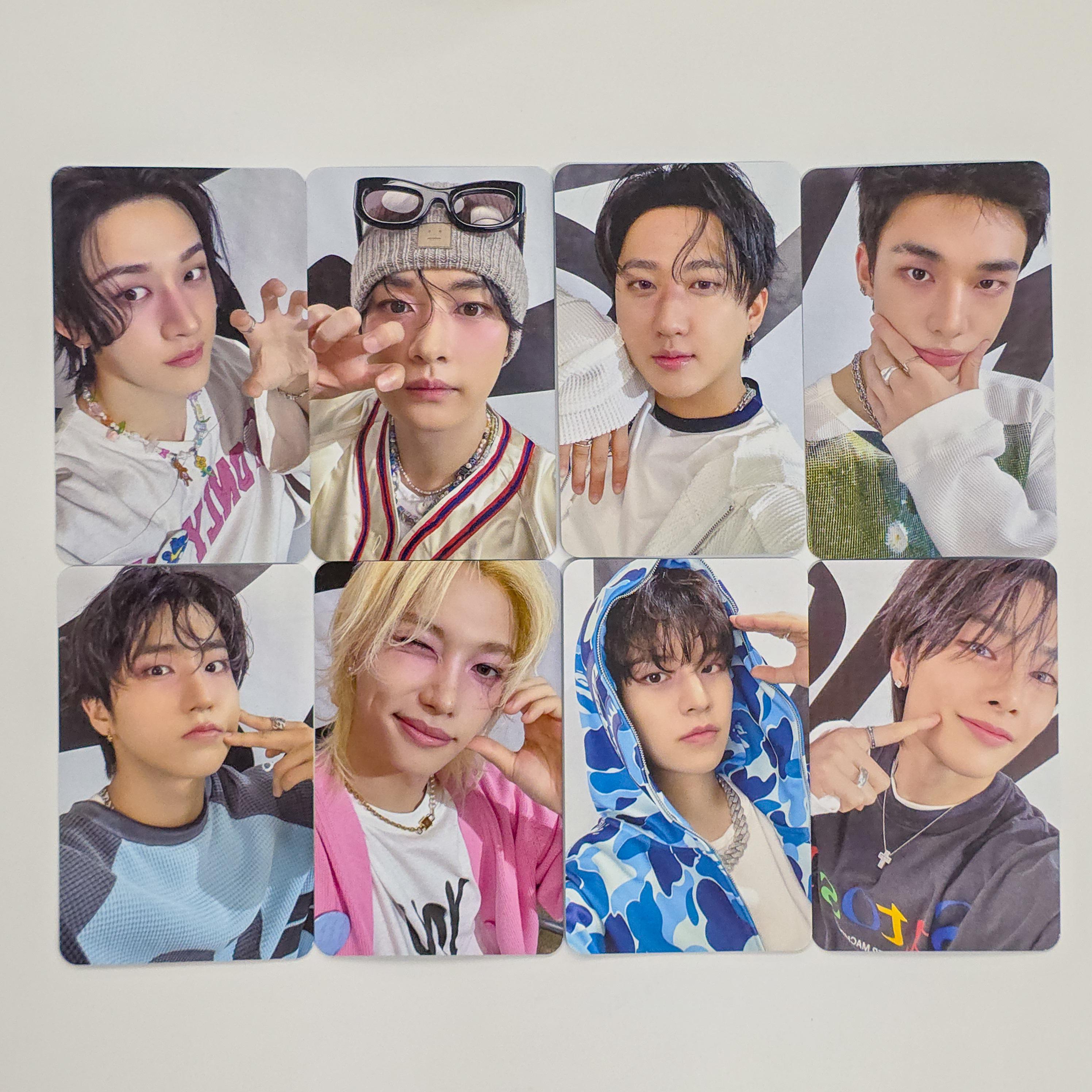 Stray Kids Мировой тур dominATE : празднуйте Фотокарточку POB Real Touch 8ea Set