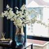 Cherry Blossom Silk Flower Bouquet: Indoor Decor for Living Room, Dining Table, and Floor Arrangement.