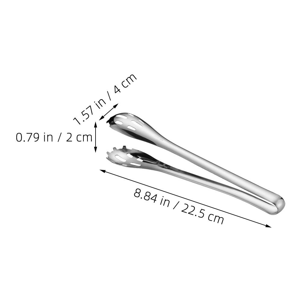 Stainless Steel Food Clip Egg Tong Lightweight Kitchen Bread Tongs Bbq Grilling Cooking Serving Tongs Metal Food Clips