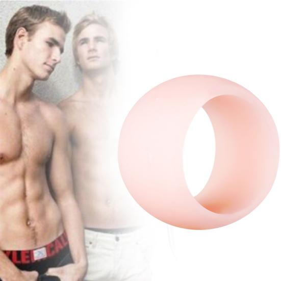 Silikon Penis Ring Cock Lock Mannlig Onani Forsinkelse Ejakulasjon Voksen Sexleketøy