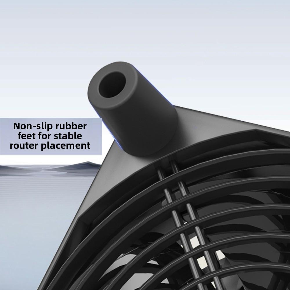 Dual Fans Router Cooling Stand DC 5V USB Radiator Base USB Powered Router Cooling Fan  PC Cooling