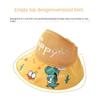 Empty Top Children Sun Hat Wide Brim Kids  Beach Cap Cartoon Summer  Baby   Sunhat  Summer
