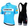 Short Sleeve Cycling Suit Men's Strap Cycling Pants Sweat-absorbing and Breathable Cycling Suit