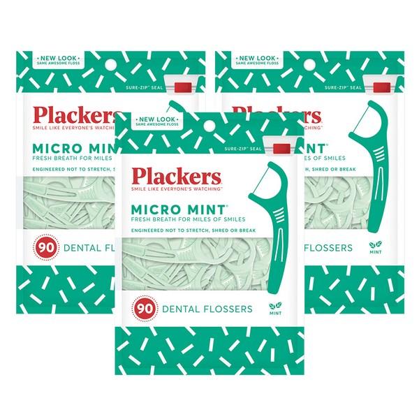 

Зубная нить Flackers Micro Mint, 90 шт., 3 шт.