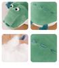 Cute Round Crocodile & Pufferfish Plush Toy Cushion for Kids - Perfect Birthday Gift