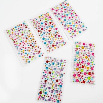 Fai da te Strass colorati Cristallo acrilico Adesivo tatuaggio Bambini Spettacolo teatrale Occhi Viso Trucco Decorazione Strumenti Telefono Trapano Adesivo