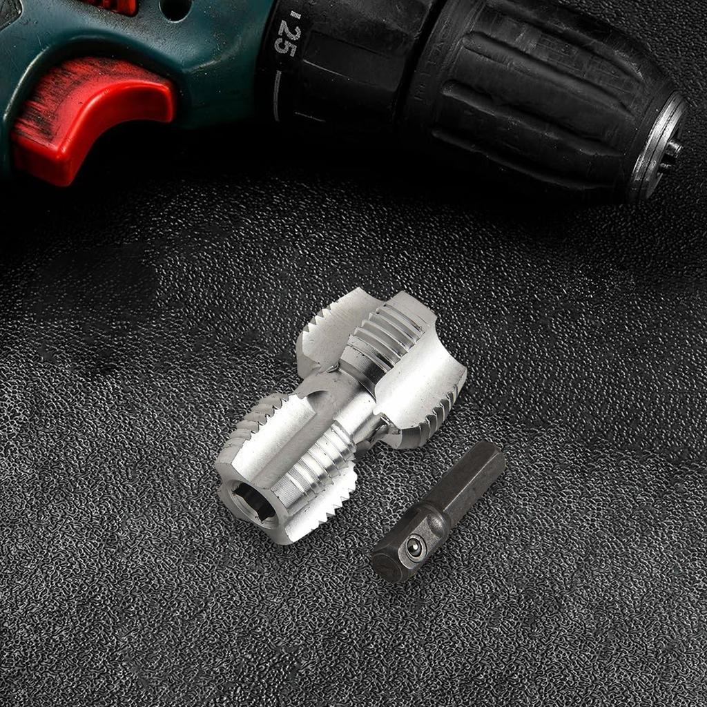 PRP Water Pipe Inner Hole Drill For 1/2inch And 3/4inch Pipes Double Heads Used House Drill Bit Water Pipe Tapping Tool
