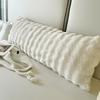 Plush Rabbit Fur Long Pillowcase 120x48cm 150x48cm 180x48cm Soft Coral Fleece Bedding Cover Couples Sofa Decor
