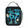 Insulated Lunch Tote Bag 67 Six Seven 6-7 Funny Italian Brainrot Lunch Food Box Causal Cooler Thermal Lunch Box For School