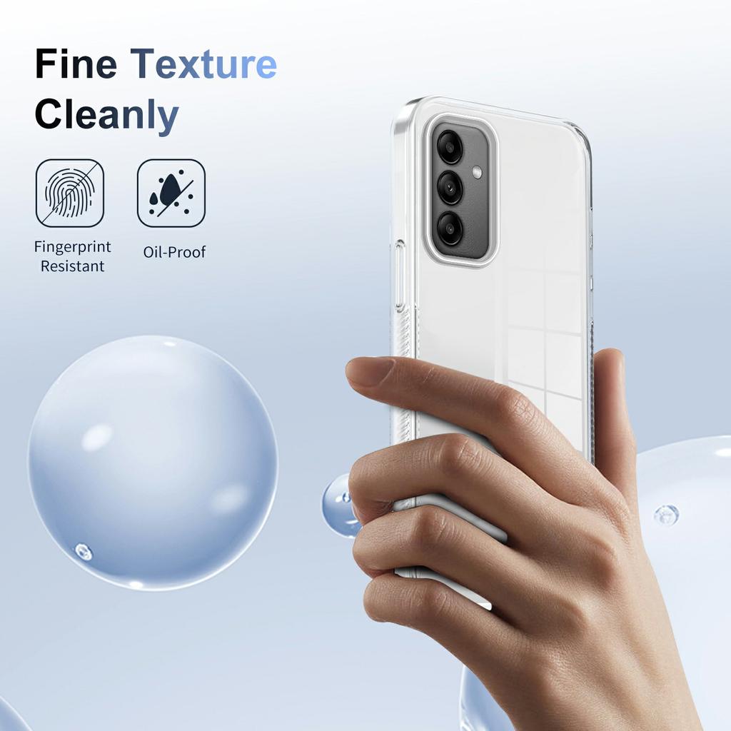 For Samsung Galaxy A05s 4G Clear Phone Case TPU PC Anti-Slip Drop-Proof Back Cover