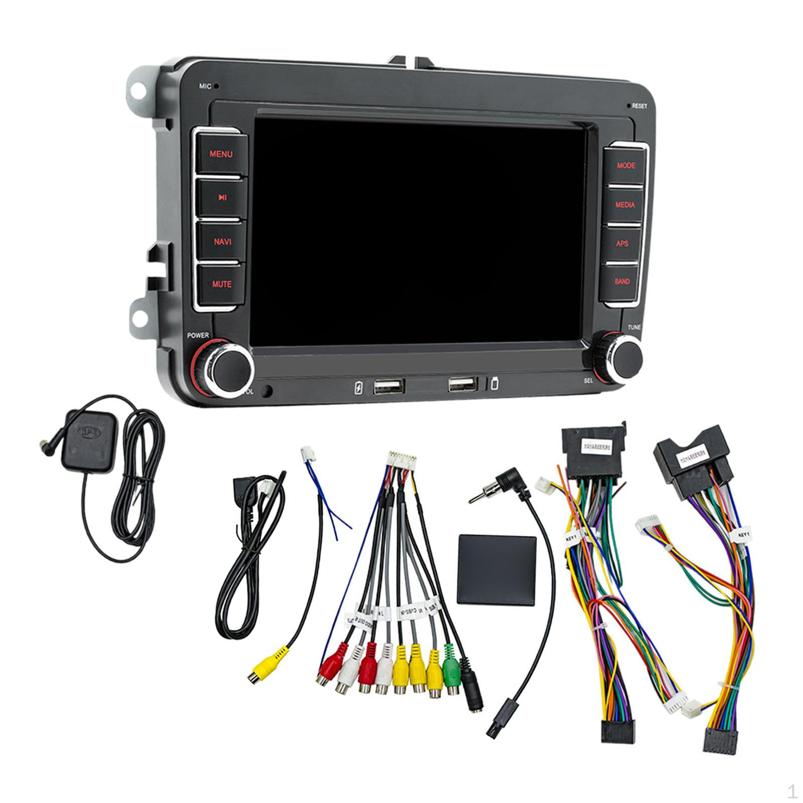 

Автомобильный плеер с 7-дюймовым экраном, простая установка, замена деталей, радио для VW