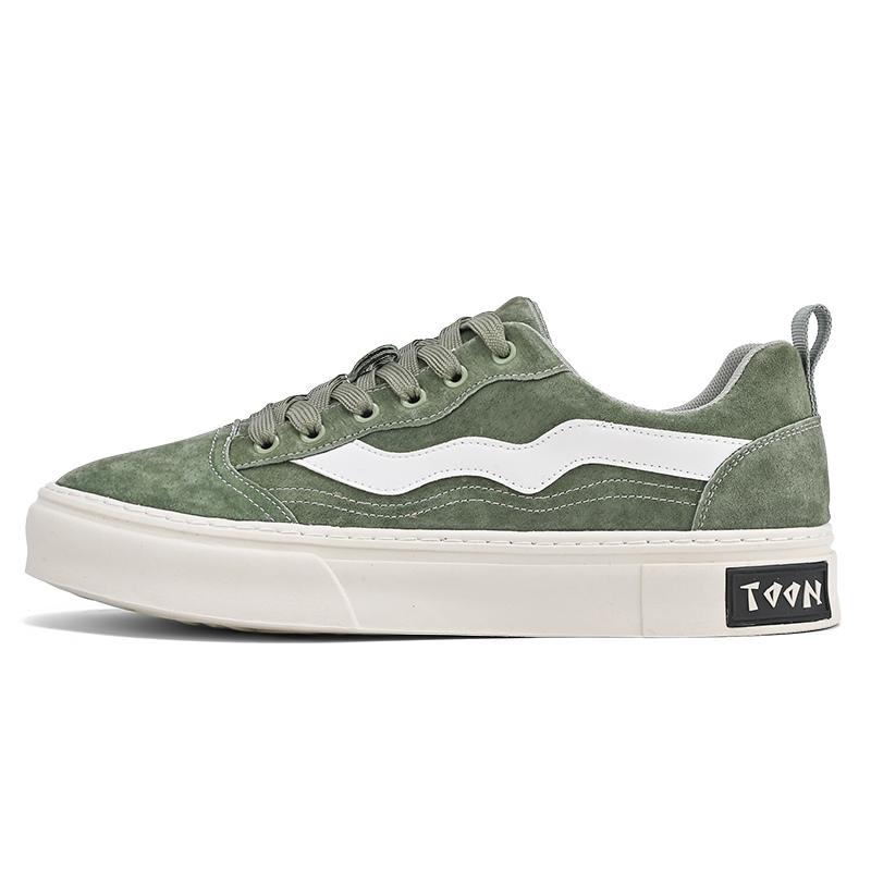 Fashion Green Men Canvas Shoes Classic Breathable Canvas Sneakers Men Casual Shoes Street Hip Hop Platform Vulcanized Shoes Men