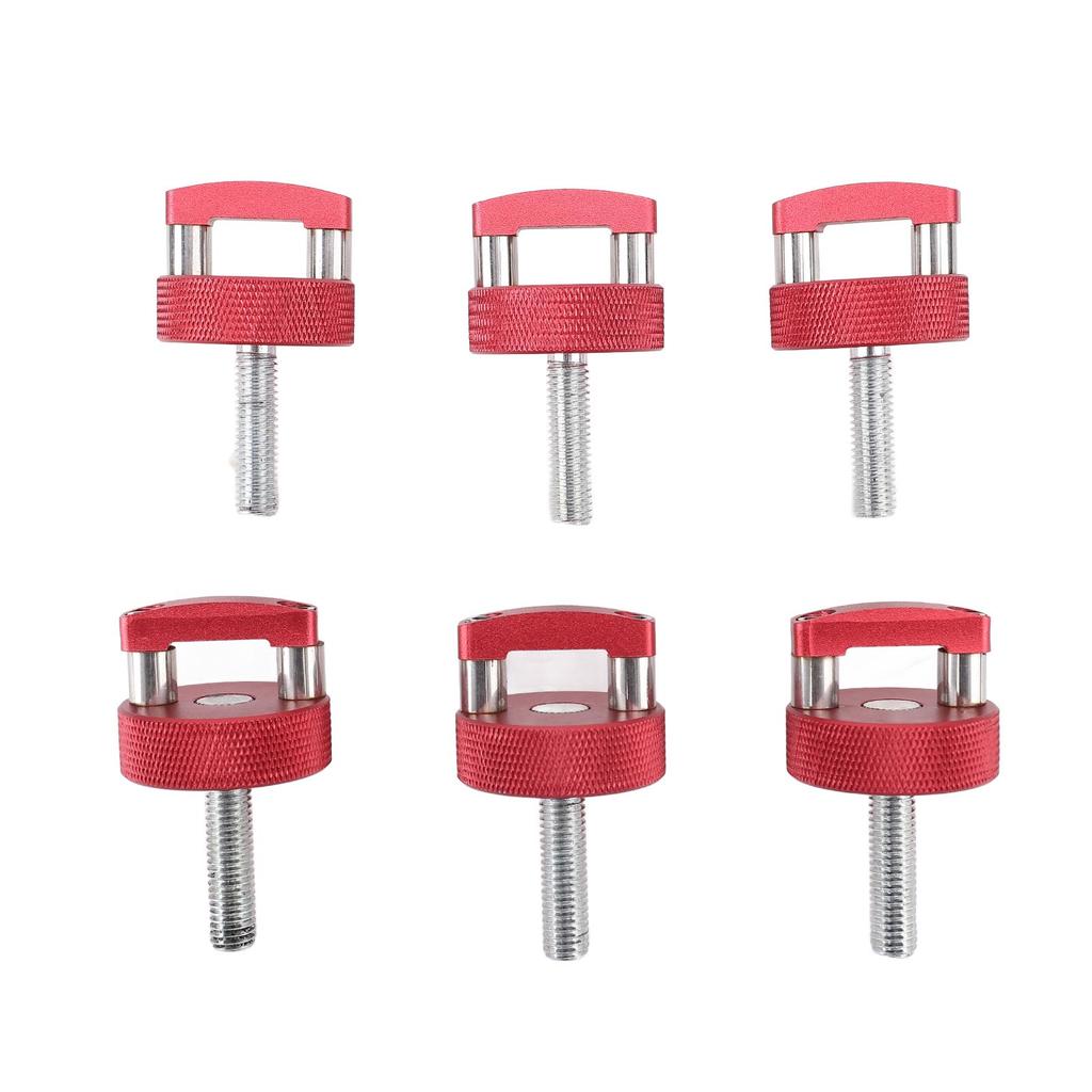 Fastener Thumb Screws Integrated D Ring Aluminum Alloy Anodized Quick Removal Thumb Screw Replacement for JK JL JT