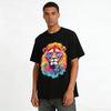 Summer Cool Sunglasses Lion Print Casual Vacation Men's T-Shirt Pure cotton T-shirt
