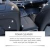 Car Foam Cleaner Neutral PH Auto Interior Cleaner Spray for Leather Woven Fabric Seat Decontamination Car Interior Cleaner U6V8