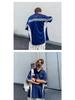 Men's V-Neck Motorcycle Style Embroidered Hip-hop Jersey