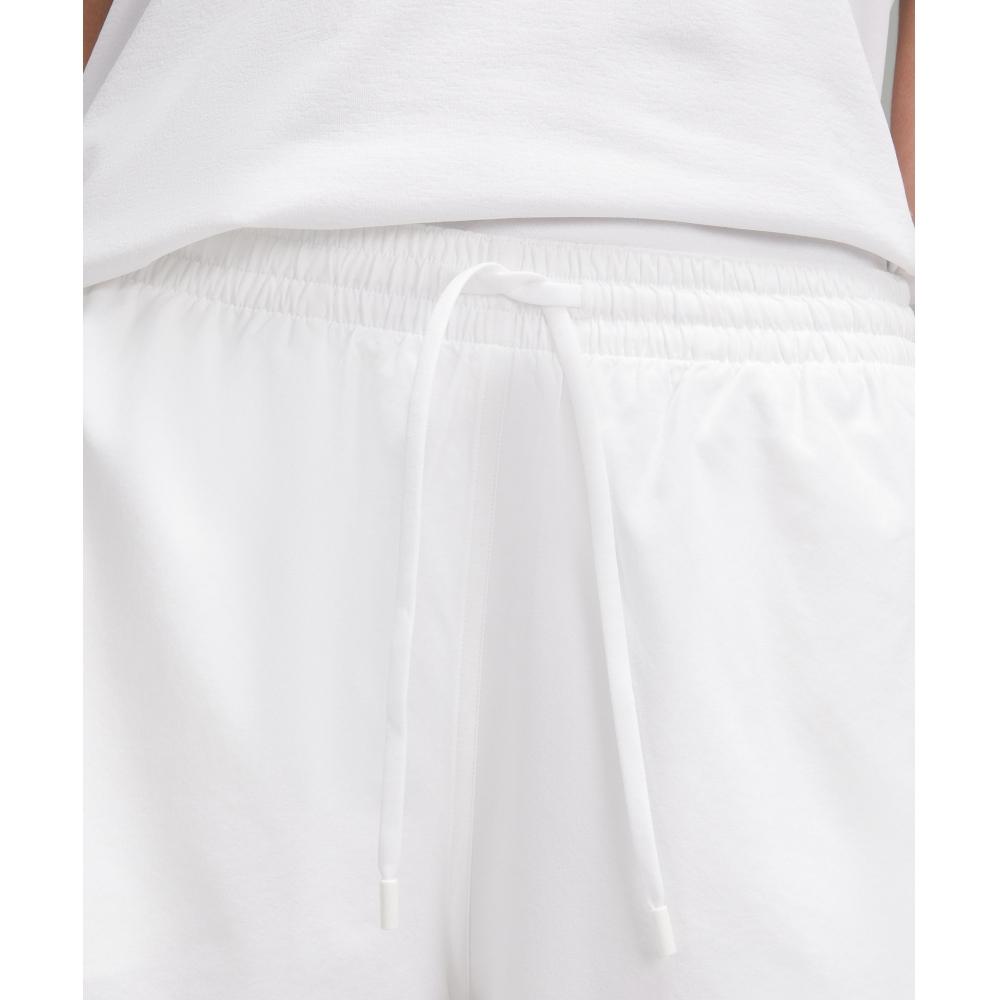 Lululemon Lightweight High Rise Relaxed Short 3   Long Liner White White