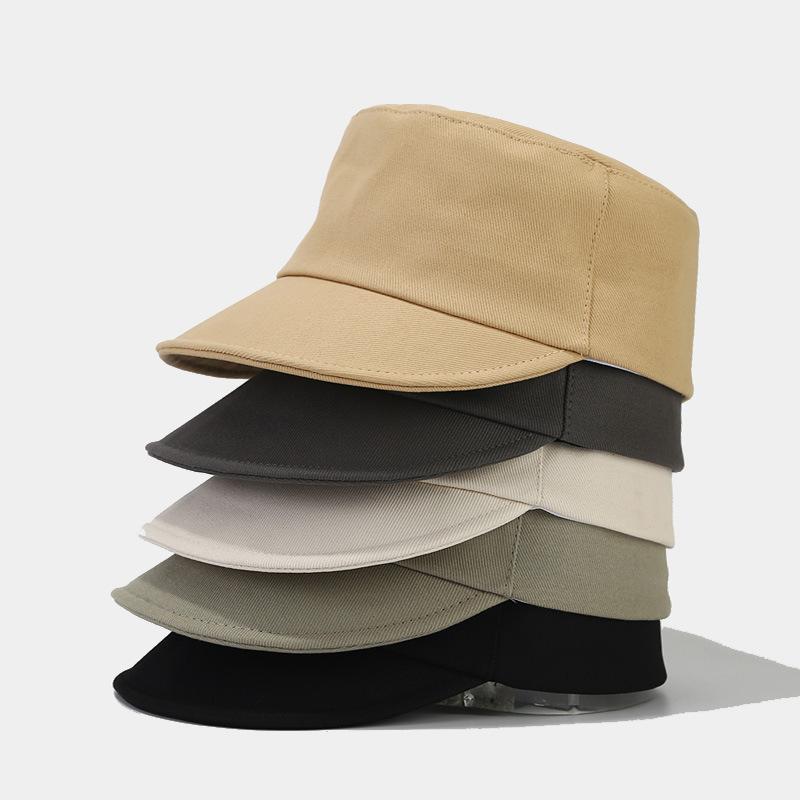 New Equestrian Hat Women's Thin Trend Shade Navy Hat Men's Literary Flat Top Cap
