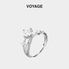 Sparkling Diamond Ring for Women: Elegant, Fashionable Index Finger Design with a Light Luxury and Cool High-End Style