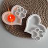 Paw Print Silicone Mold Love Paw Print Mold Handmade DIY Jewelry Making Crystal Epoxy Resin Silicone Casting Mould