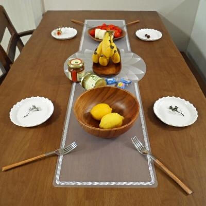 

Lotus Silicone Placemat Runner 1200 white