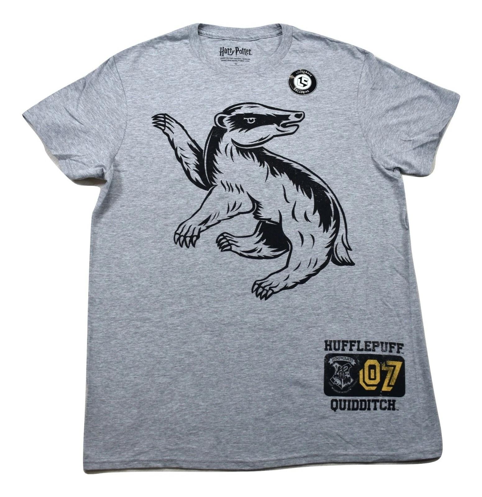 Loot Crate Harry Potter Mens Hufflepuff Quidditch Shirt New M S