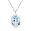 S925 Sterling Silver Clover Necklace Women Simple Niche Design Clavicle Chain