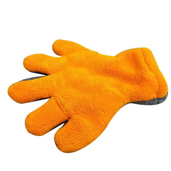 

Мягкий коралловый флис, двухсторонняя щетка для мытья и чистки автомобиля, аксессуары для перчаток