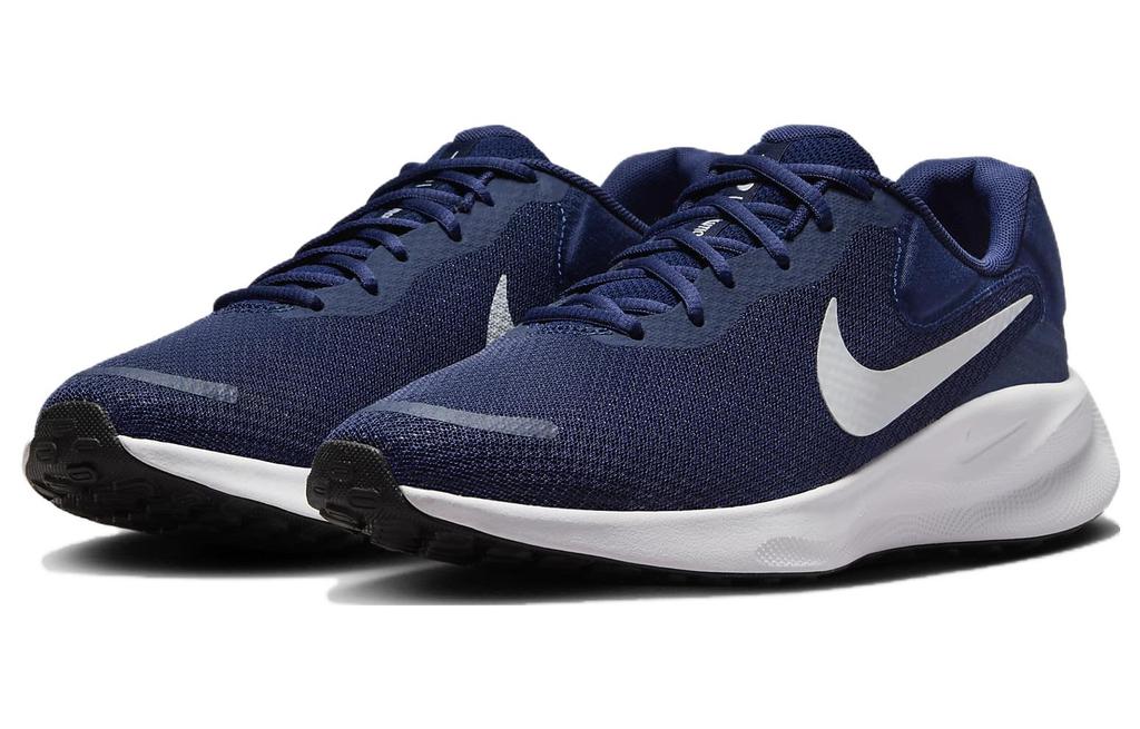 Nike Revolution 7 Blu Notte Nero Bianco Platino Puro FB2207-400