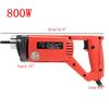 220V 5000 VPM Concrete Vibrators Electric Cement Soil Mixer with Stick 3/4 HP- Heavy Remove Air Bubbles & Level 800W/1200W