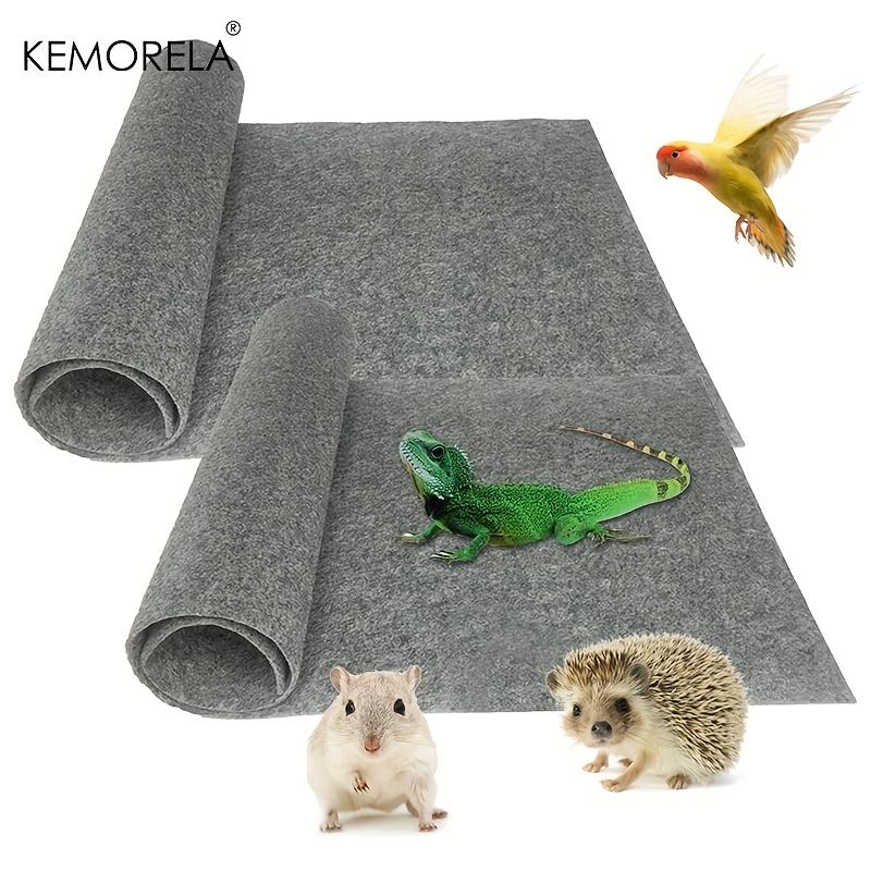 KEMORELA Reptile Carpet Soft Mat Liner for Fish Tank Lizard Turtle Snake Bearded Dragon - Water-Absorbing Moisturizing Pet Care