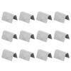 12Pcs Car Wind Rain Deflector Channel Fixing Retaining Clips, Stainless Steel Deflector Clips for HEKO G3 SNED